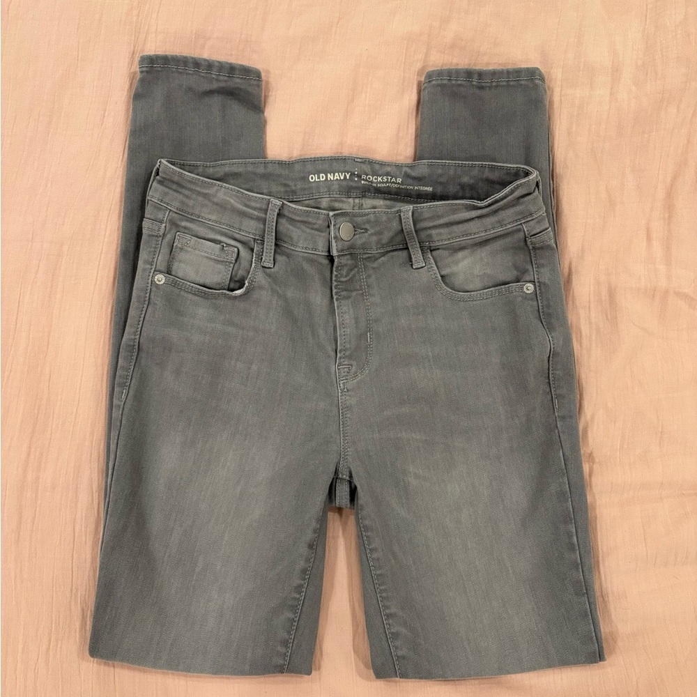 OLD NAVY | Rockstar | Grey | Skinny Jeans | 6